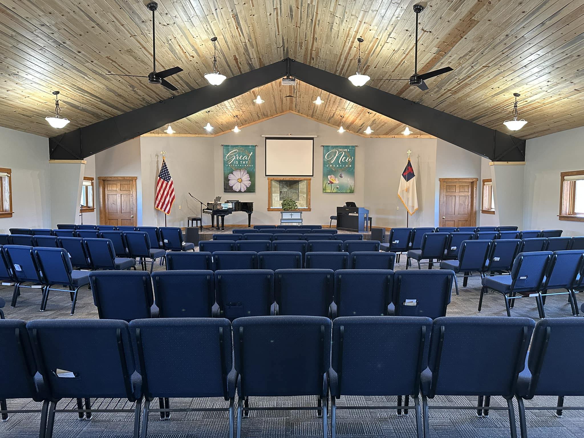The sanctuary at First Baptist Church in Steamboat Springs